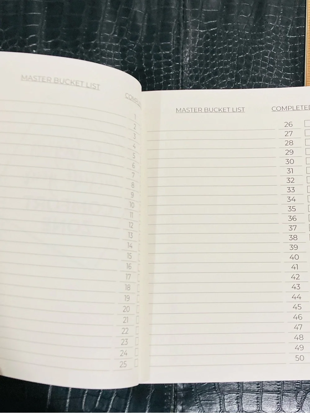 NEW My Bucket List Journal